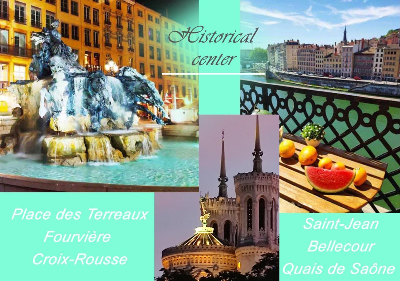 Appartement Haussmannien D'Artiste, Exception, Quai De Saone Balcon+Parking Lyon Exterior foto