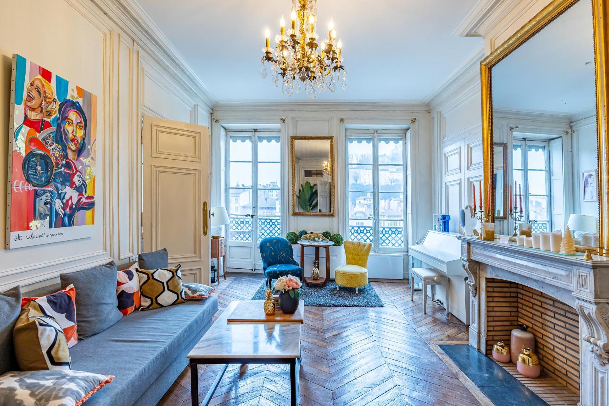 Appartement Haussmannien D'Artiste, Exception, Quai De Saone Balcon+Parking Lyon Exterior foto